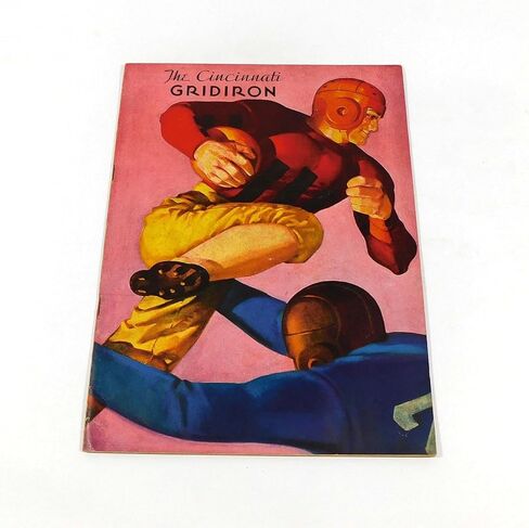 1936 Marshall at Cincinnati College Football Program 10-17-36 - NFL Programs in Saudi Arabia