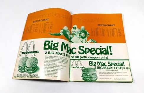 1975 رياح شيكاغو في برنامج Shreveport Steamer WFL Football Program 8-9-75-برامج اتحاد كرة القدم الأميركي in Saudi Arabia