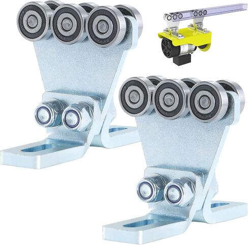 Electric Hoist 6 Wheel Trolley Assembly-Hoist Trolley Rollers.Ideal for Garage Hoist Systems.for use with 1-5/8" Wide and All 1-5/8" or Taller Strut Channel in Kuwait