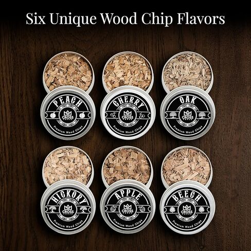 Whiskey Smoker Kit - Premium Cocktail Smoker Kit with Torch, 6 Flavors of Wood Chips, Whiskey Stones, Filters, Durable Old Fashion Smoker Kit, Ideal for Whiskey Lovers (No Butane) in Saudi Arabia