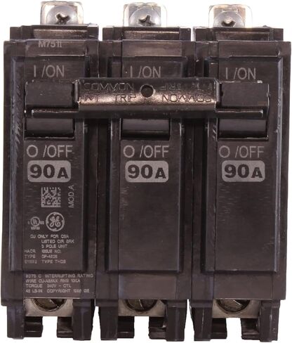 GE THQB32090 ؛ 3P 90A 240V BOLT-ON CB in Saudi Arabia
