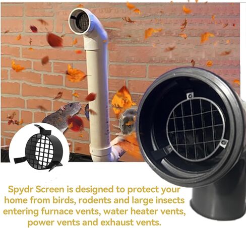 مجموعة شاشة Spydr من اثنين ، 3 "غطاء شبكة للأنابيب ، واقي الصرف ، ، تمنع السدادات والتحفيز على الحيوانات ، غطاء الشاشة شاشة شاشة شاشة كاب ب. in Kuwait