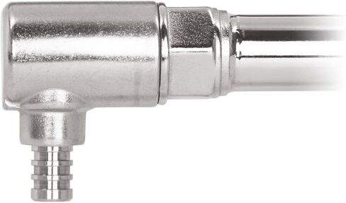 Aquor 1/2 inch PEX Crimp 90 Degree Elbow Stainless Steel Inlet, Pipe Fitting Accessory, Installation Part for Aquor House, RV, and Boat Hydrants in Kuwait