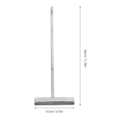 Manhole Cover Hook, 11.79in Stainless Steel T-Hook Roller Door Tension Hook, Tank Pole Manhole Cover Lifter Lifting Tool for Opening and Lifting in Saudi Arabia