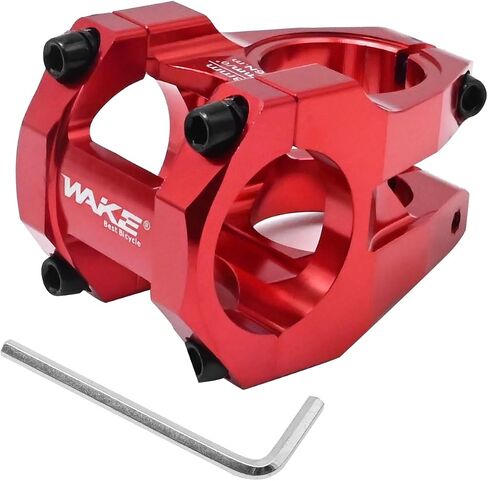 31.8 Short Stem 35mm Riser Handlebar for MTB Mountain Bike Road Bike Stem Bicycle Stem BMX Stem (Red) in Saudi Arabia