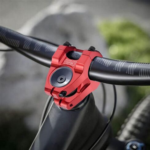31.8 Short Stem 35mm Riser Handlebar for MTB Mountain Bike Road Bike Stem Bicycle Stem BMX Stem (Red) in Saudi Arabia