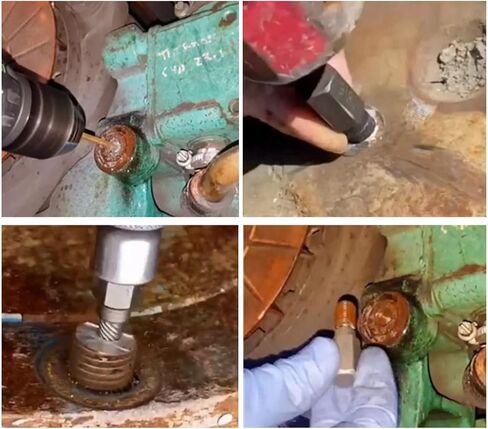 مجموعة مستخرج المسمار المكسور 10pcs مجموعة مستخرج المسمار المكسور 1/4 7/32 3/16 5/32 1/8 13/32 3/8 11/32 5/16 9/32in مزيل المسمار التالف in Kuwait