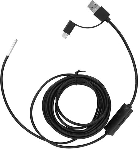 Endoscope, Industrial Borescope 3.9mm Lens Type C USB Snake Camera, High Definition Inspection Camera (5m Cord) in Saudi Arabia