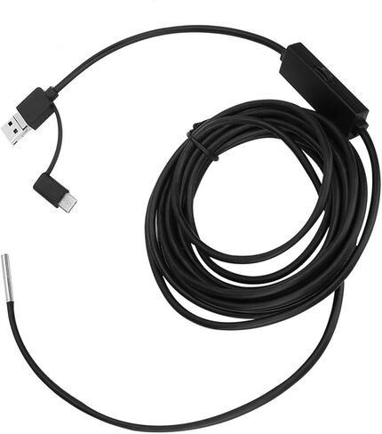 Endoscope, Industrial Borescope 3.9mm Lens Type C USB Snake Camera, High Definition Inspection Camera (5m Cord) in Saudi Arabia