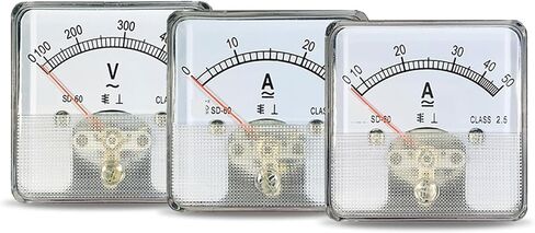 SD60 AC Ammeter 5a 10a 20a 30a 50a/5A Voltmeter Ac300v 500v Dh60 52 1Pcs(AC 5A) in Saudi Arabia