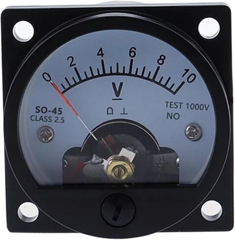 SO-45 DC 1V 2V 3V 5V 10V 15V 20V 30V 40V 50V 100V 150V 200V 250V 300V 400V 450V Voltage Panel Meter 1Pcs(300V) in Saudi Arabia
