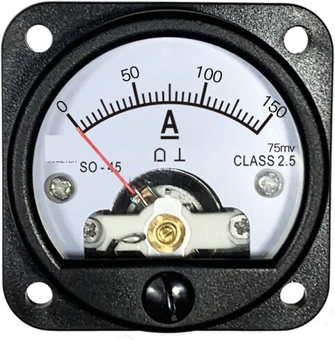 So-45 DC Ammeter Shunt 75mV Input 5A 10A 15A 20A 30A 50A 75A 100A 150A 200A Black Circular Instrument 1Pcs(DC 15A 75mV) in Saudi Arabia