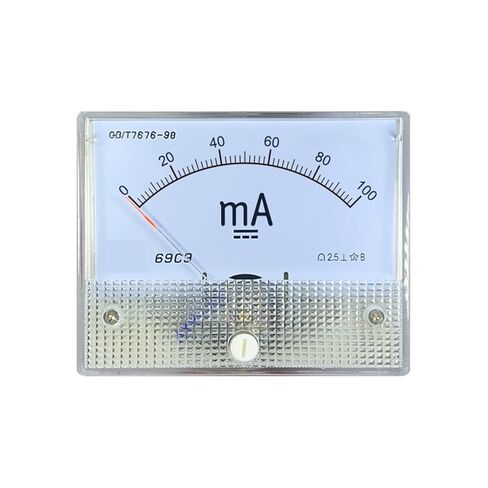 69c9 DC Ma Ammeter 1mA 5mA 10mA 20mA 30mA 50mA 100mA 200mA 300mA 500mA 1Pcs(DC50mA) in Kuwait