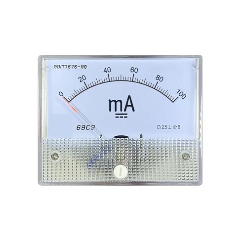 69c9 DC Ma Ammeter 1mA 5mA 10mA 20mA 30mA 50mA 100mA 200mA 300mA 500mA 1Pcs(DC50mA) in Kuwait