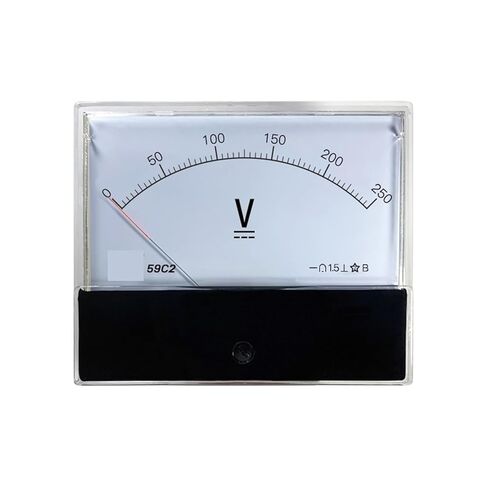 59C2 DC Voltmeter 10V 15V 20V 30V 50V 100V 150V 250V 300V 450V 500V 600V POINTER METER 1PCS (DC 250V) in Kuwait