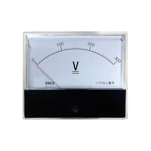 59C2 DC Voltmeter 10V 15V 20V 30V 50V 100V 150V 250V 300V 450V 500V 600V POINTER METER 1PCS (DC 250V) in Kuwait