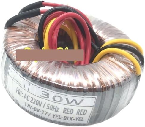 1PCS 30W 30VA INPUT 220V OUTPUT 17V-0-17V محول حلقة الطاقة in Saudi Arabia