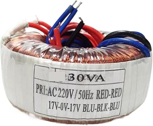 1PCS 30W 30VA INPUT 220V OUTPUT 17V-0-17V محول حلقة الطاقة in Saudi Arabia
