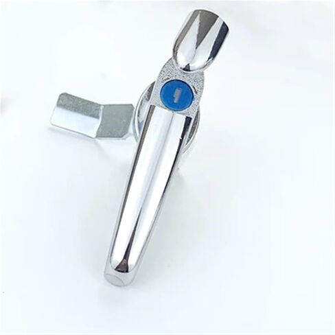 Outdoor Electrical Control Cabinet Door Stainless Steel Handle Lock Mechanical Equipment Pull Handle Lock 1Pcs(-3 Stainless Steel) in Saudi Arabia