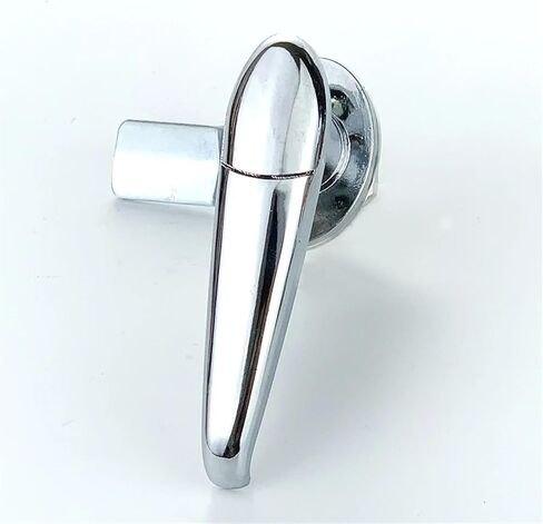 Outdoor Electrical Control Cabinet Door Stainless Steel Handle Lock Mechanical Equipment Pull Handle Lock 1Pcs(-3 Stainless Steel) in Saudi Arabia