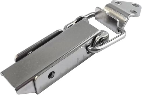 Hasp Latch Catch Stainless Steel Iron Buckle for Aviation Luggage Lock Heavy Equipment Wardrobe Drawer Cabinet Door Buckle 506 1Pcs(304 Stainless Steel) in Saudi Arabia