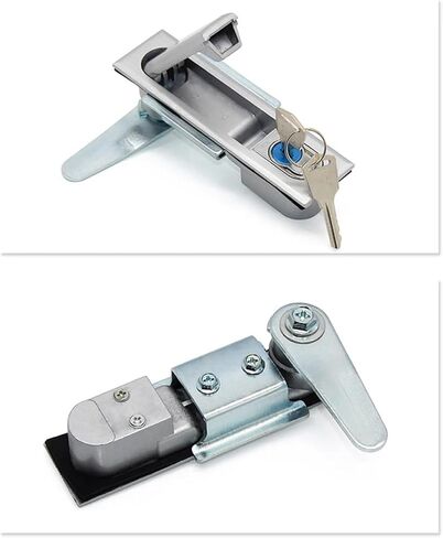 MS618 Zinc Alloy Solar DC Combine Box Cabinet Locking Plane Lock Power Distribution Cabinet Box Square Door Lock 1Pcs(618-3) in Saudi Arabia