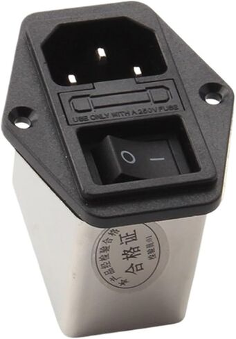 CW2B-06A-T with Light IEC Socket Filter with Switch CW2B-10A-T, CW2B-03A-T(Cw2b-6a-tblackswitch) in Saudi Arabia
