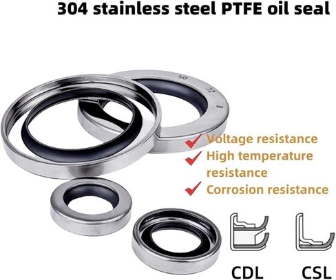 Rotating Shaft ID:15/16/17/18*OD:30/32/34/35 * 7/8/10mm 304 Stainless Steel Oil Seal air Compressor Seal(15X26X7) in Saudi Arabia