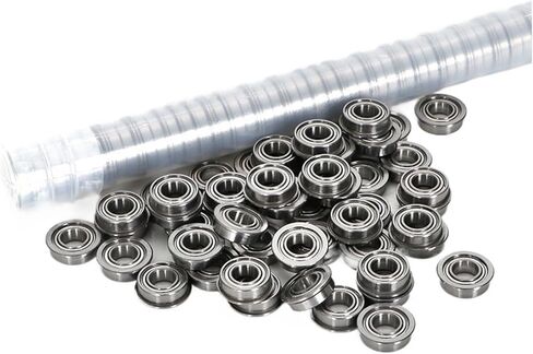 10 Mini Flange Bearings MF52 MF63 MF74 MF83 MF84 MF85 MF93 MF95 MF105 MF106 MF115 MF126 MF128 MF138 MF148 ZZ(MF104ZZ-4x10x4mm) in Saudi Arabia