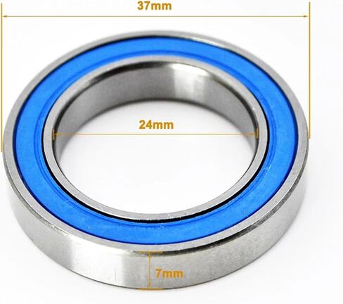 2/10Pcs Hybrid Ceramic 24377 2RS Bearing 24x37x7mm MR24377 RS Silicon Nitride 24mm Bearings(10Pcs) in Saudi Arabia