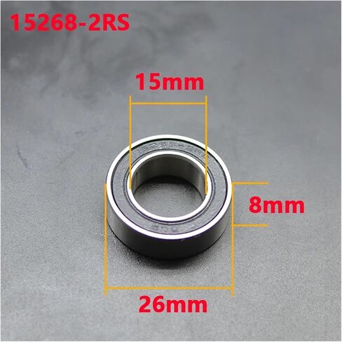 10pcs MR15267-2RS تحمل 15 * 26 * 7 مم كرات كاملة إطار الدراجة الإصلاح أجزاء 15267 2RS RS Ball Bearings 15268 15x26x8mm (15267-2rs 15x26x7mm) in Saudi Arabia