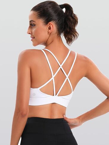 Sports Bra for Women,High Impact Large Bust Padded Sports Bra Fitness Workout Running Yoga Tank Tops in Saudi Arabia