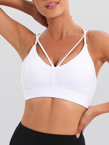 Sports Bra for Women,High Impact Large Bust Padded Sports Bra Fitness Workout Running Yoga Tank Tops in Saudi Arabia