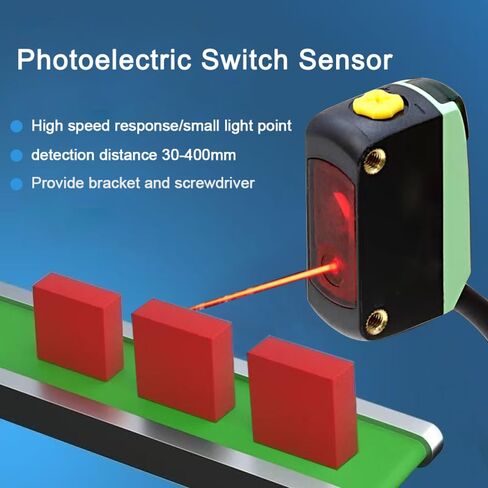 مستشعر BGX-40N NPN الكهروضوئي المستشعر المنتشر انعكاس مربع مستشعر مفتاح كهروضوئي مربع ، عرض عرض مصباح العرض in Kuwait
