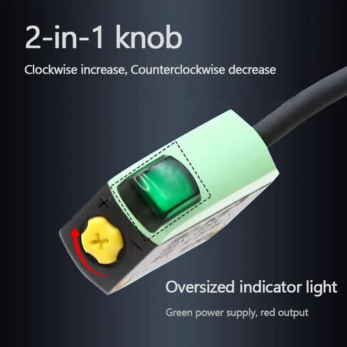 مستشعر BGX-40N NPN الكهروضوئي المستشعر المنتشر انعكاس مربع مستشعر مفتاح كهروضوئي مربع ، عرض عرض مصباح العرض in Kuwait