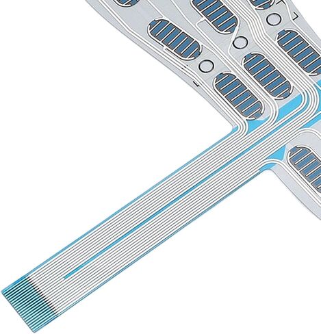 1 Pair Thin Film Foot Pressure Sensor Smart Insole Sensor 16 Sensing Area Pressure Transducer Shoe Insole for Step Counting in Saudi Arabia