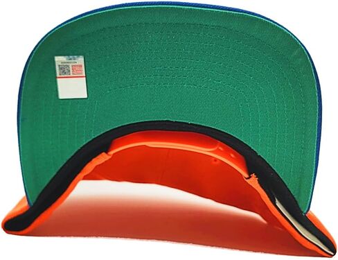 Mitchell & Ness Florida Gators New Half N Half Blue Orange Snapback Era Hat Cap in Saudi Arabia