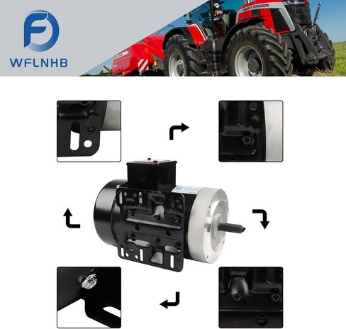 WFLNHB 3 Phase 2HP Shaft Diameter Electric Motor 1800 RPM 56 C Frame 230/460V Air Compressor Motor in Saudi Arabia