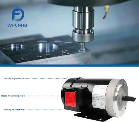 WFLNHB 3 Phase 2HP Shaft Diameter Electric Motor 1800 RPM 56 C Frame 230/460V Air Compressor Motor in Saudi Arabia