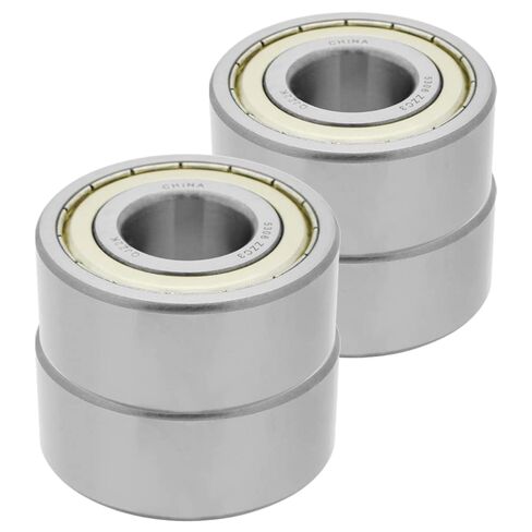 [4-Pack] 5306-ZZ - Angular Contact Ball Bearing 1.1811 in x 2.8346 in x 1.189 in (ID x OD x W) | 30 mm x 72 mm x 30.2 mm (ID x OD x W) with Double Metal Shield in Saudi Arabia