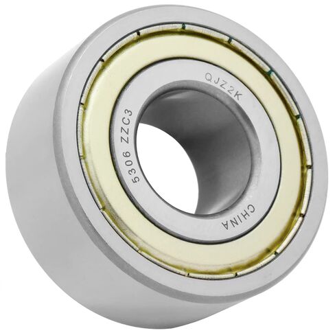 [4-Pack] 5306-ZZ - Angular Contact Ball Bearing 1.1811 in x 2.8346 in x 1.189 in (ID x OD x W) | 30 mm x 72 mm x 30.2 mm (ID x OD x W) with Double Metal Shield in Saudi Arabia