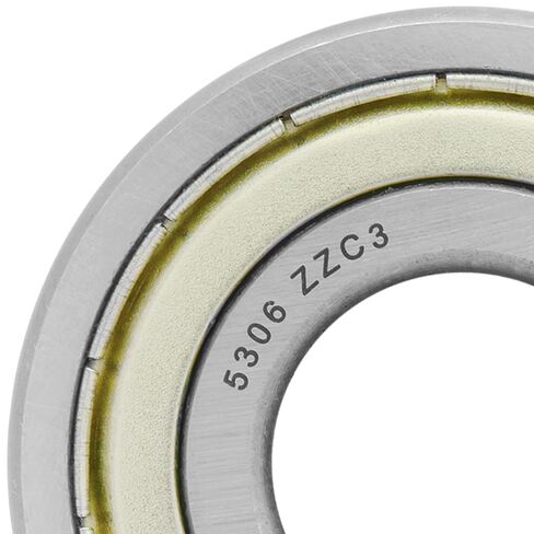 [4-Pack] 5306-ZZ - Angular Contact Ball Bearing 1.1811 in x 2.8346 in x 1.189 in (ID x OD x W) | 30 mm x 72 mm x 30.2 mm (ID x OD x W) with Double Metal Shield in Saudi Arabia