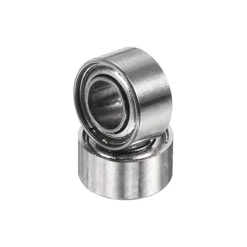 Uxcell 2pcs R155zz Bear Deep Groove Ball Bearings 5/32 "ID X 5/16" OD X 1/8 "ارتفاع محامل مصغرة مزدوجة المعادن المحمية الصلب Z1 المحمل للآلات الهندسية ، ABEC1 in Saudi Arabia