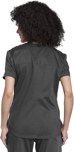 Cherokee Women's Scrub Set Tuckable V-Neck Top WW657 Mid Rise Jogger Pants WW115 in Saudi Arabia