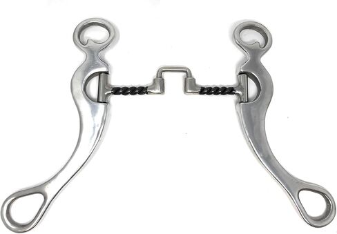 AJ Tack Aluminum Cheek Sweet Iron Square Twist Correction Bit in Saudi Arabia