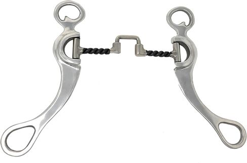 AJ Tack Aluminum Cheek Sweet Iron Square Twist Correction Bit in Saudi Arabia