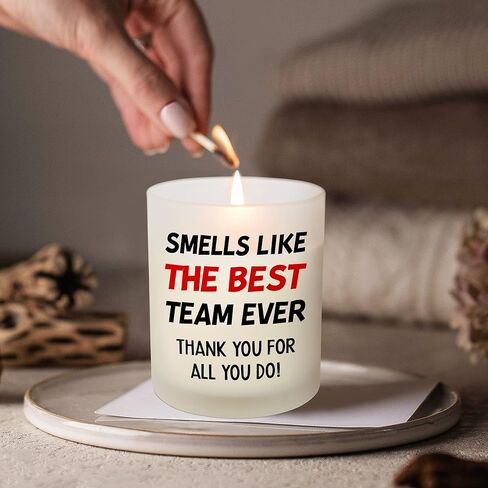 شكرا لك هدايا للنساء - شمعة خزامى الفانيليا الطويلة قطرها 10 أوقية - تقدير عيد ميلاد هدايا صانع الفرق للنساء زملاء العمل في العمل معلمي سيدة المعلمين in Kuwait