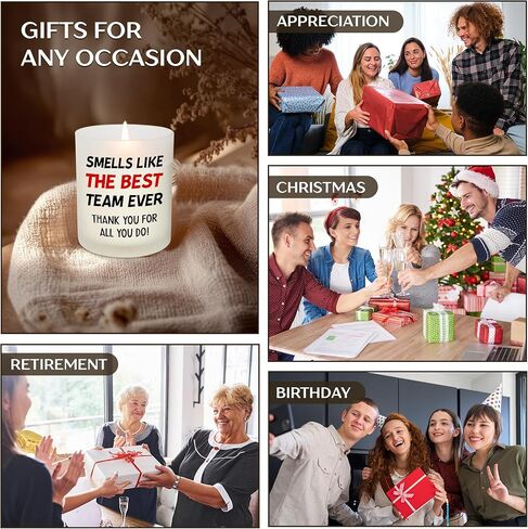 شكرا لك هدايا للنساء - شمعة خزامى الفانيليا الطويلة قطرها 10 أوقية - تقدير عيد ميلاد هدايا صانع الفرق للنساء زملاء العمل في العمل معلمي سيدة المعلمين in Kuwait