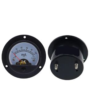 DH-52MA DC Milliammeter Pointer Ammeter Circular Marine Mestracting Cur 65.5x65.5mm 1pcs (10ma) in Saudi Arabia
