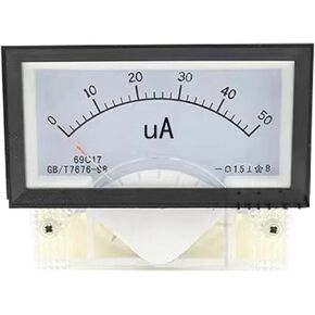 69C17 Pointer Microammeter 50uA 100UA 200UA 300UA with Shunt Current Meter 85 * 46MM Amperimetro 1Pcs(50UA) in Saudi Arabia